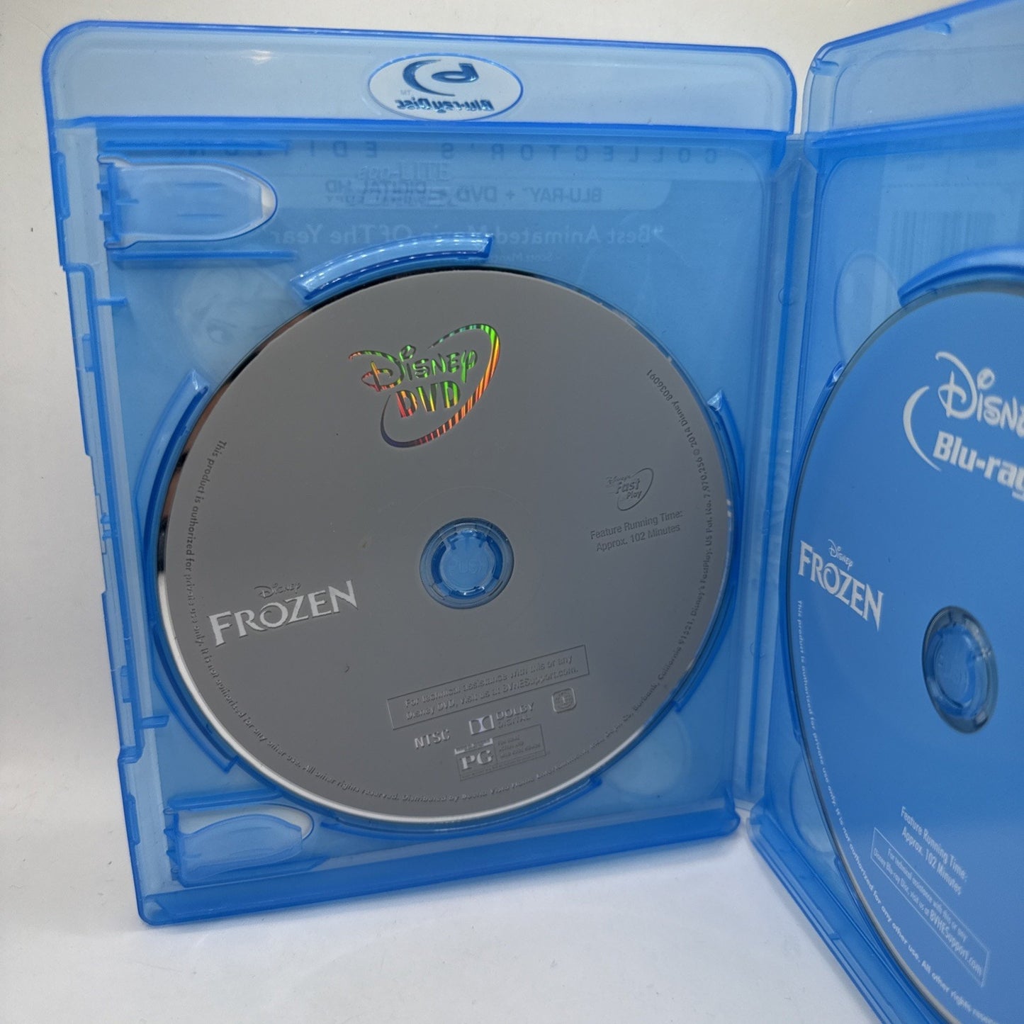 FROZEN (Blu-Ray/DVD, 2014, 2-Disc Set) Disney Collectors Edition