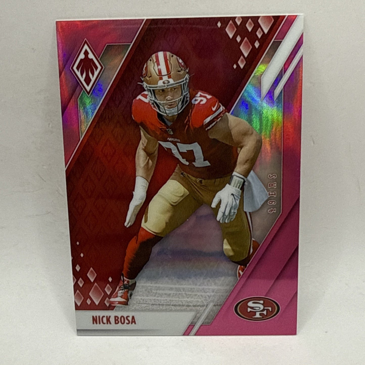 2021 Panini Phoenix Nick Bosa Pink /199 #79 NFL San Francisco 49ers Short Print