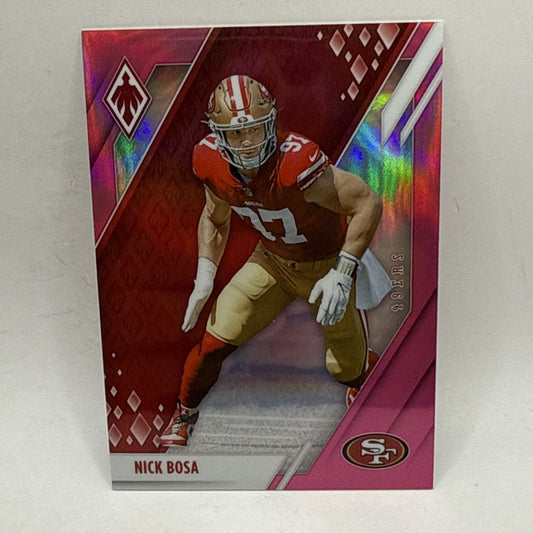 2021 Panini Phoenix Nick Bosa Pink /199 #79 NFL San Francisco 49ers Short Print