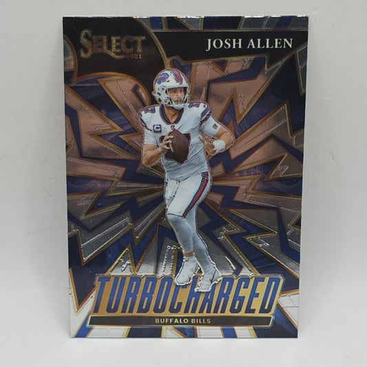 2021 Panini Select Turbocharged Josh Allen #TUR-17 NFL Buffalo Bills Football QB