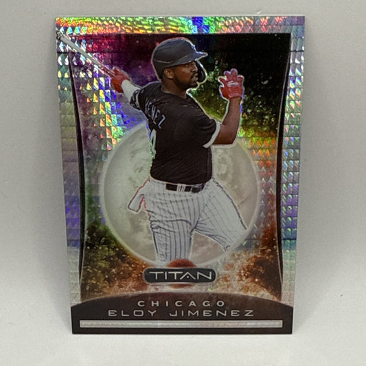 Eloy Jimenez 2020 Panini Chronicles Titan Hyper Prizm /299 #14 Chicago White Sox