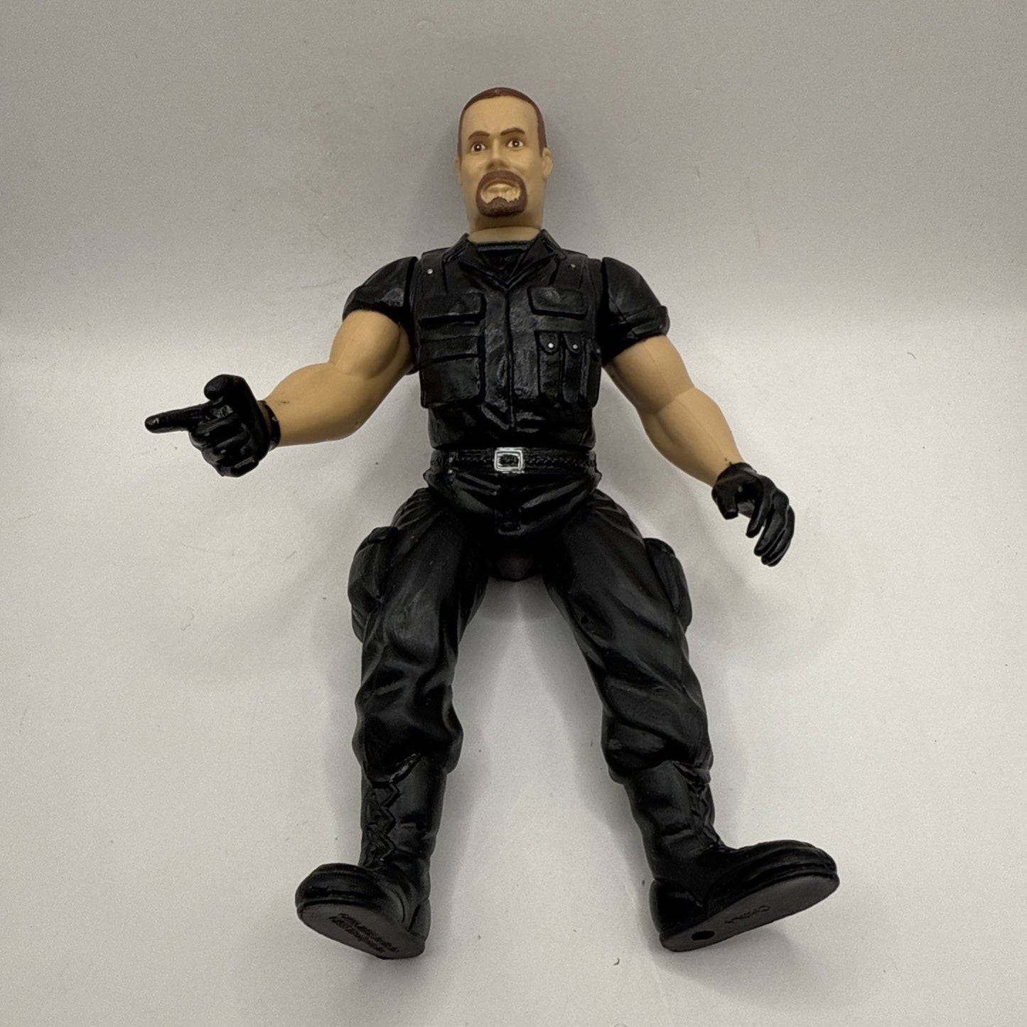 Vintage Big Boss Man 6" Wrestling Action Figure WWE WWF - Jakks 1999
