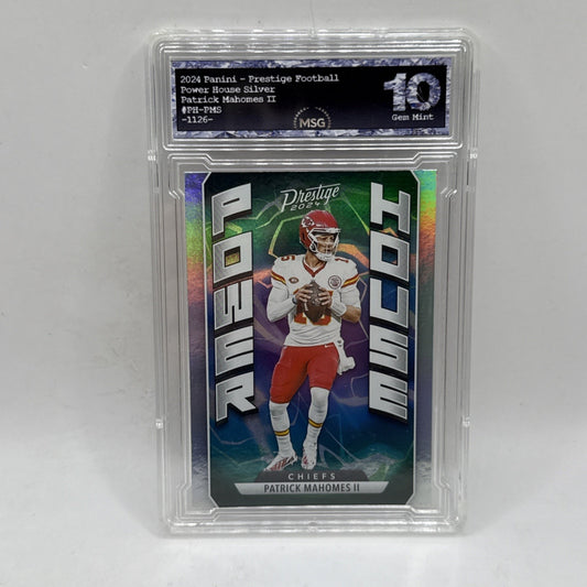2024 Panini Prestige - Patrick Mahomes II Power House Graded 10 Gem Mint Chiefs