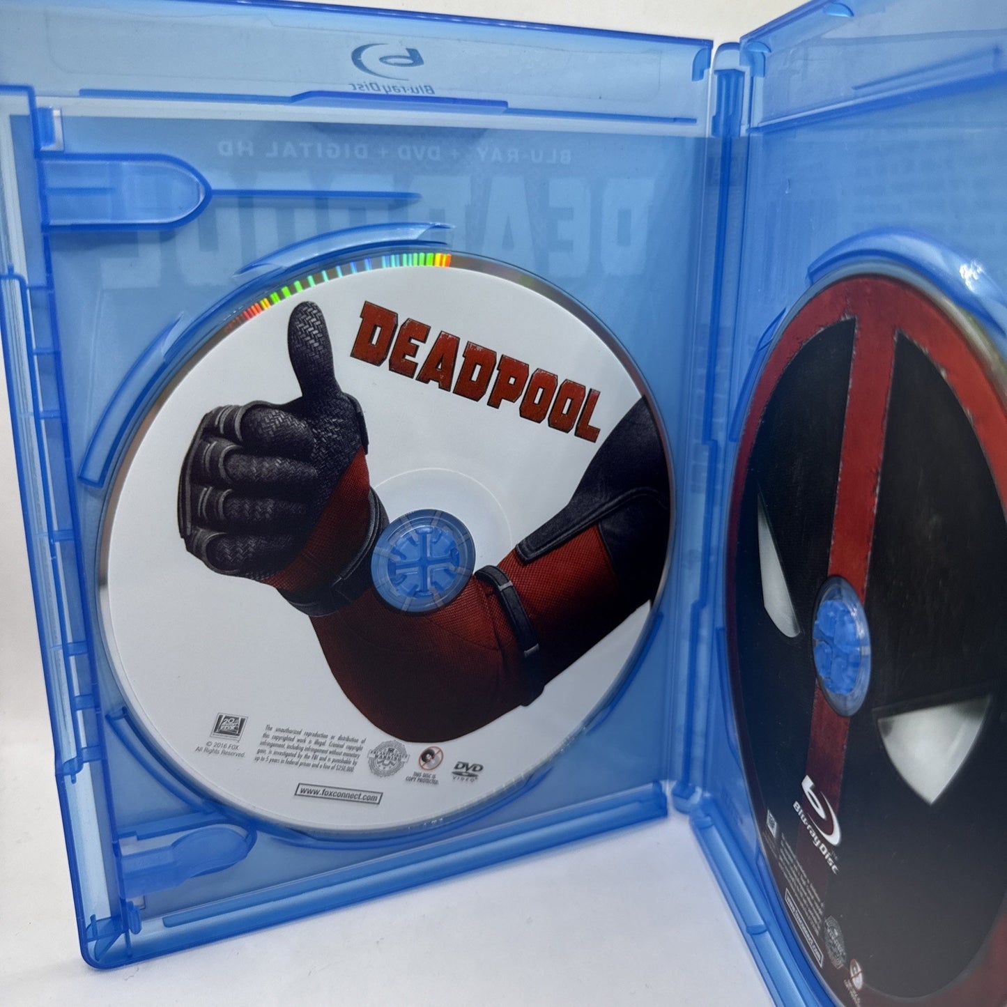 Deadpool (Blu-ray & DVD Combo, 2016) Ryan Reynolds Movie