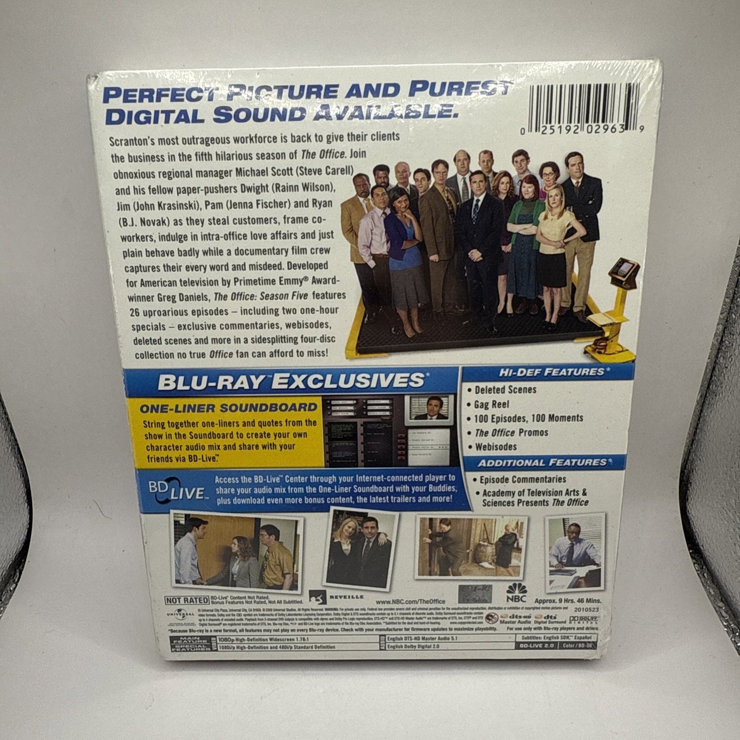The Office: Season Five (Blu-ray) New Sealed Tv Show - With Far Reels & Webisode