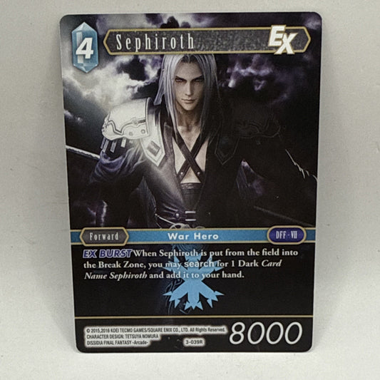 Final Fantasy TCG Opus III Sephiroth 3-039R Collectible Card
