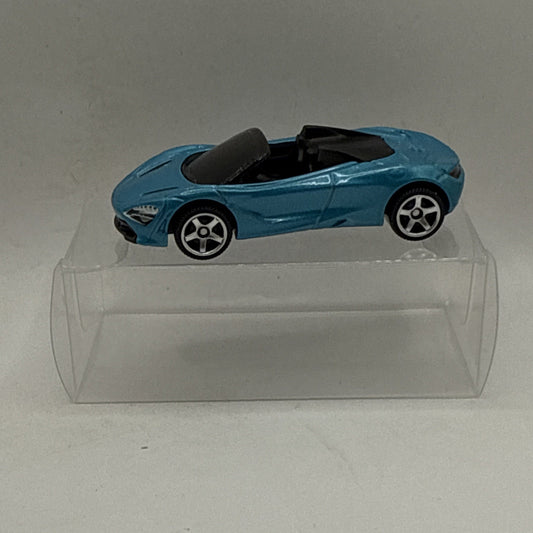 MATCHBOX BLUE HIGHWAYS II - 2019 McLAREN 720S SPIDER BLUE 1:64 SCALE