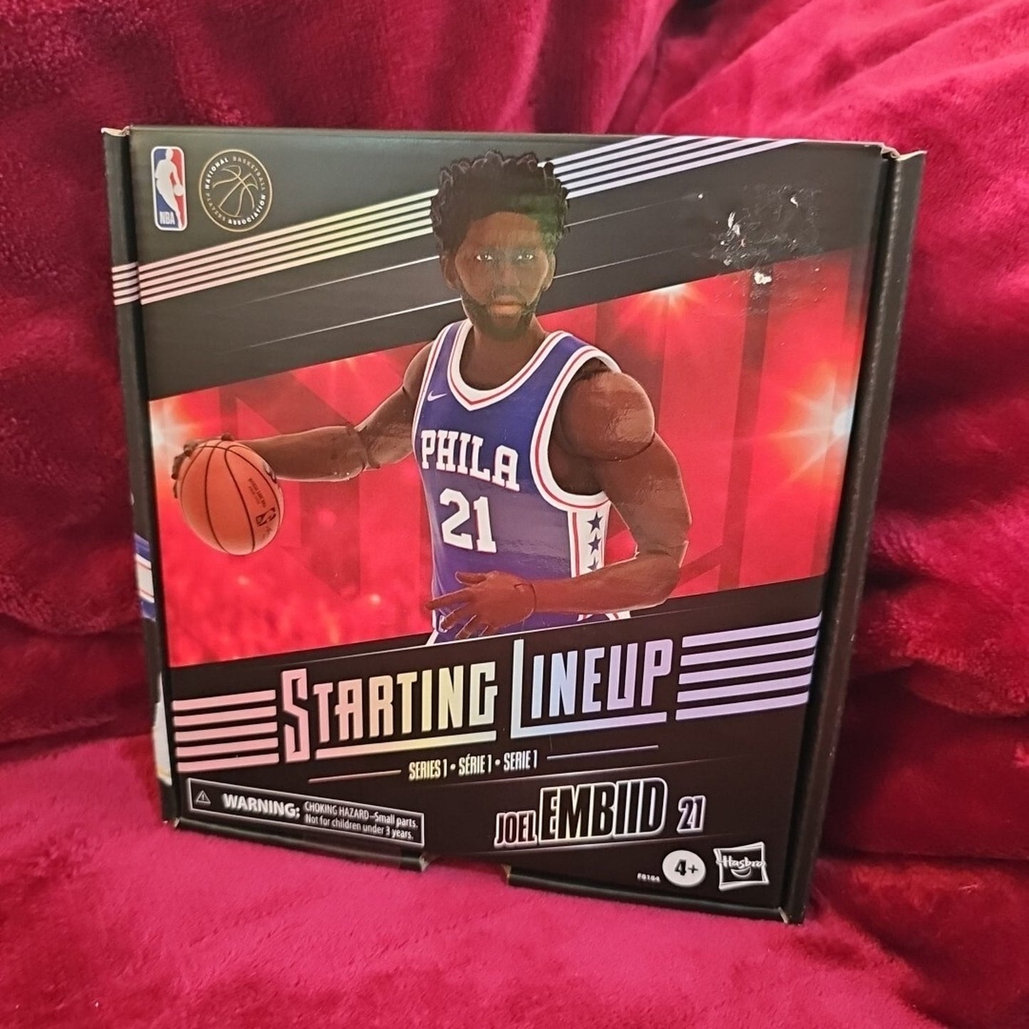 Hasbro Joel Embiid Philadelphia 76ers NBA Starting Lineup Series 1 Action Figure