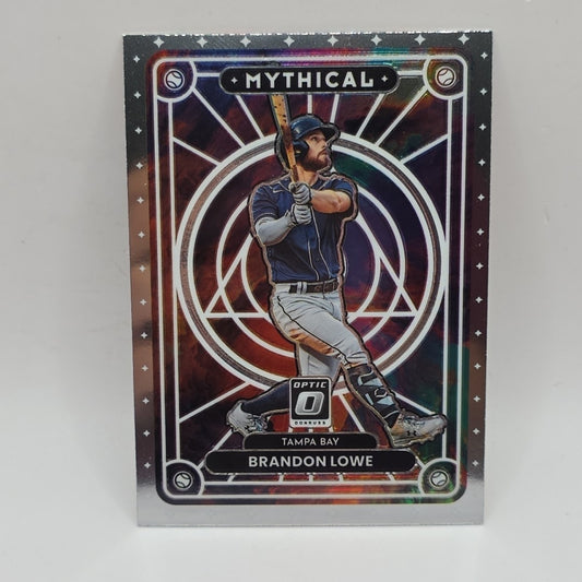 Brandon Lowe 2022 Donruss Optic Mythical #16 Tampa Bay Rays MLB Baseball Card