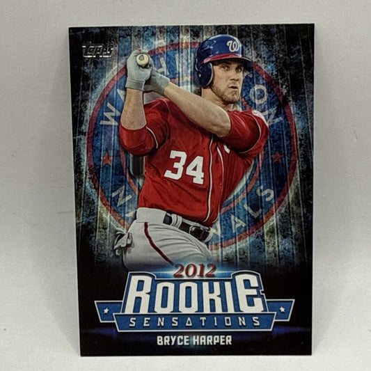 2015 Topps Update Bryce Harper 2012 Rookie Sensations Insert #RS-22 Nationals