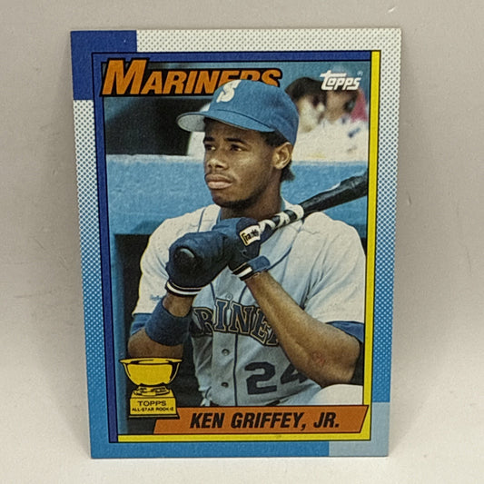 Ken Griffey Jr 1990 Topps Error All-Star Rookie (Blood) Card MLB Mariners RC