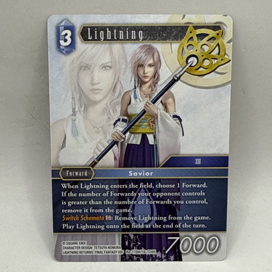 Final Fantasy Legacy Collection Lightning Re-170H/16-124H Collectible Card