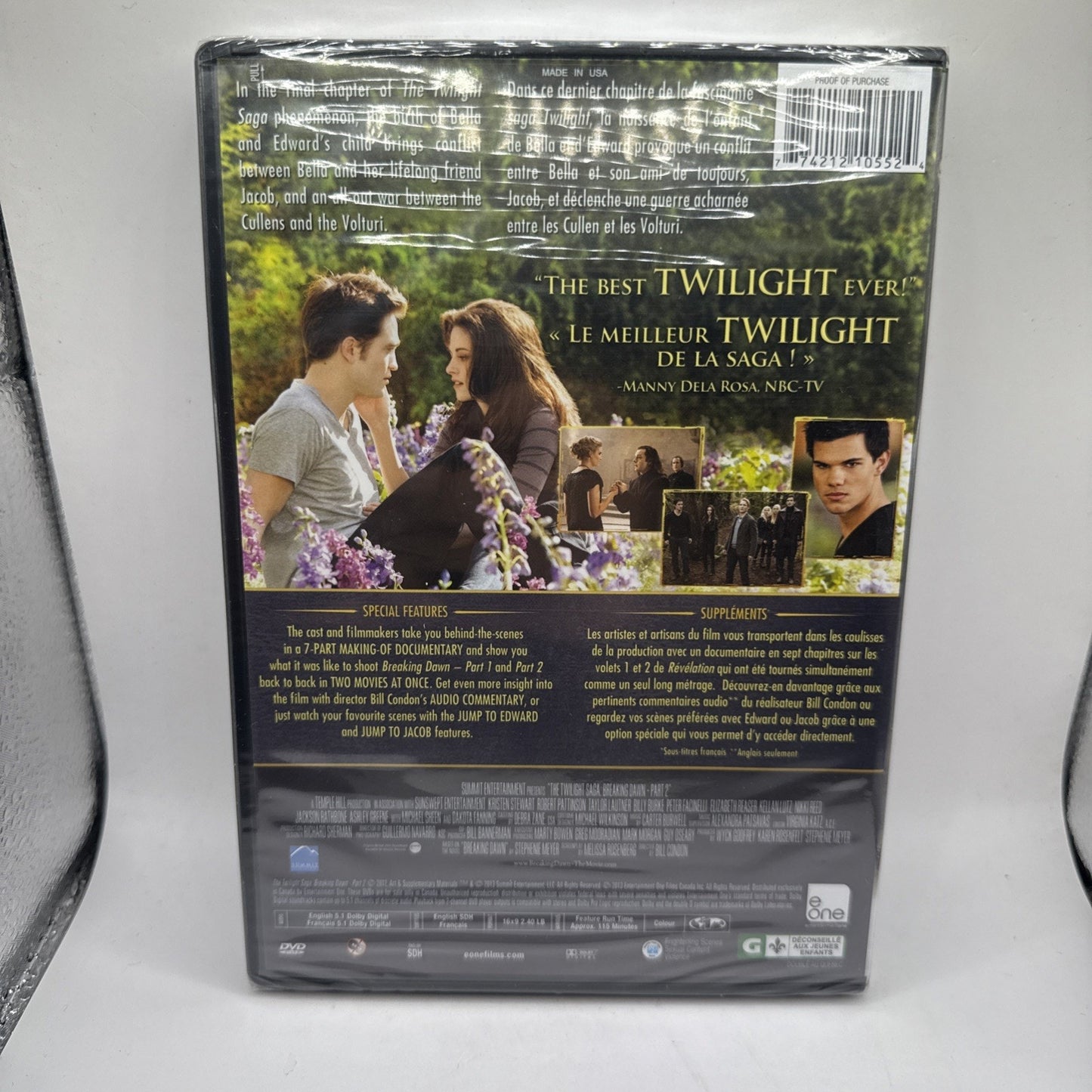 The Twilight Saga Breaking Dawn Part 2 TWO DISC Special Edition DVD NEW SEALED