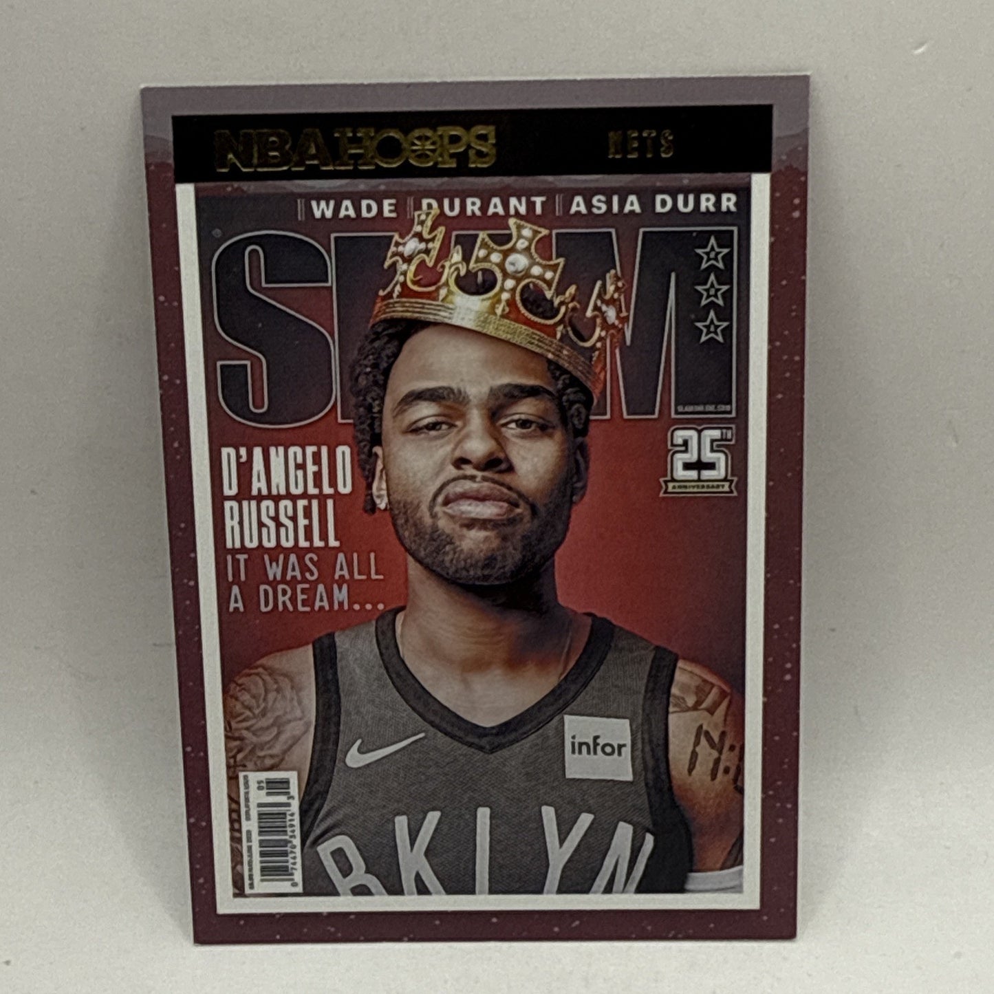 2021-22 Panini NBA Hoops - Slam #SLAM #221 D'Angelo Russell Brooklyn Nets