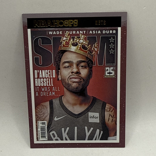 2021-22 Panini NBA Hoops - Slam #SLAM #221 D'Angelo Russell Brooklyn Nets