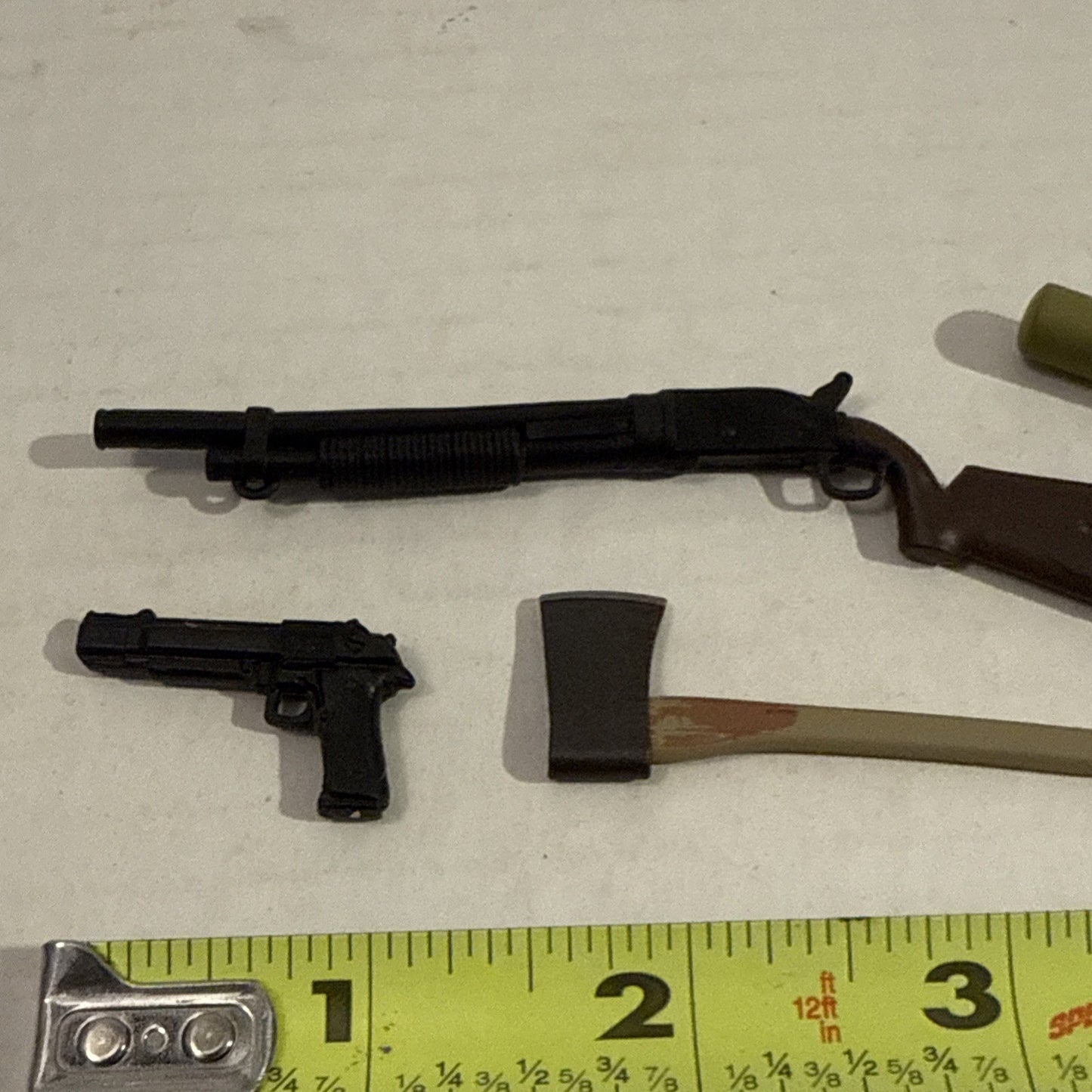 Lot Of Toy Action Figure Weapons - Mini Gun Accessories - Play Set - Play Money