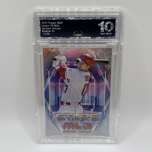 2023 Topps Shohei Ohtani Stars of MLB #SMLB33 PSA 10 Gem Mint Angels MLB