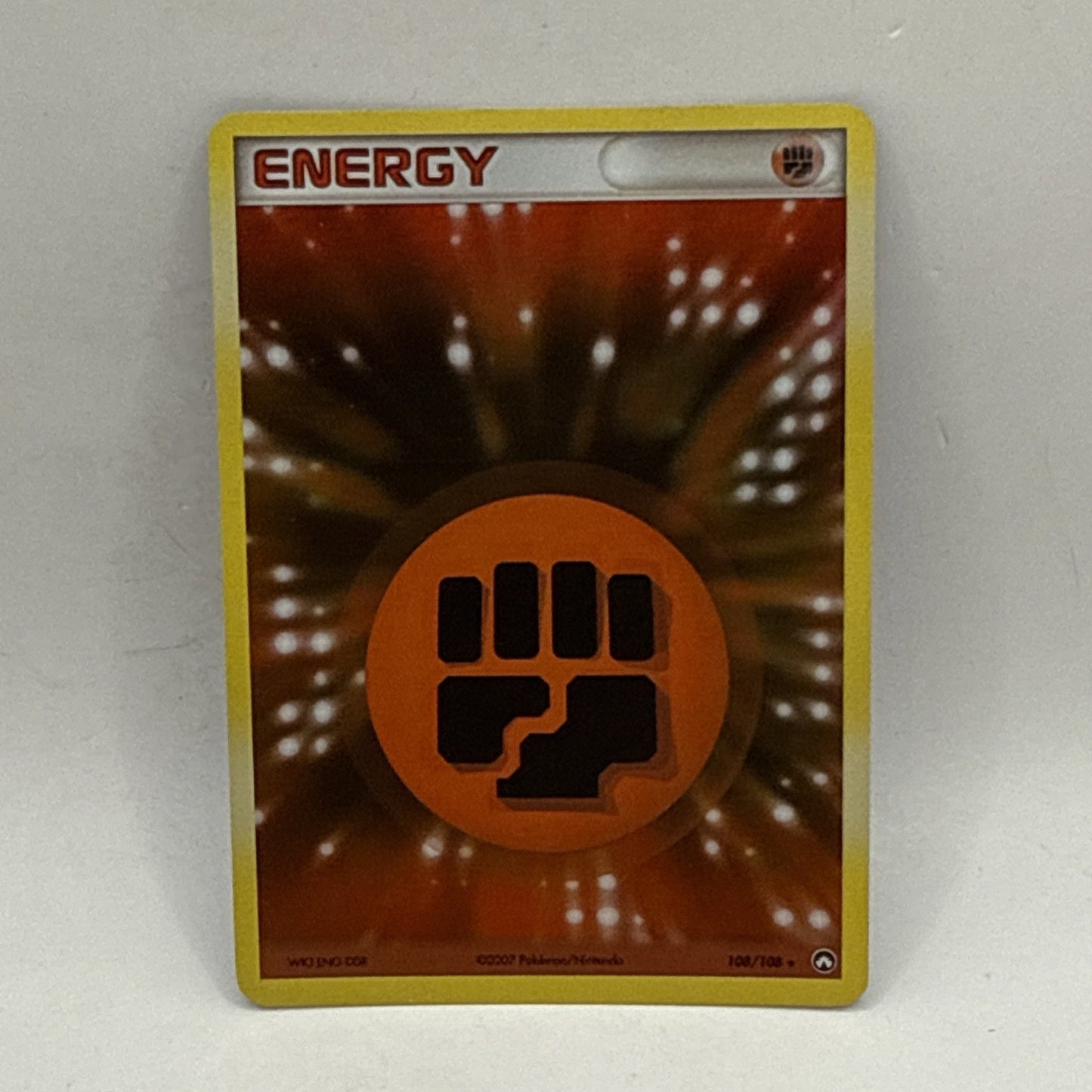 Fighting Energy (EX Power Keepers) 108/108 Holo Rare (2007) HP Pokemon Card