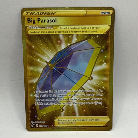 Pokemon Big Parasol : Darkness Ablaze 199/189 MP Tcg Collectible Played Card