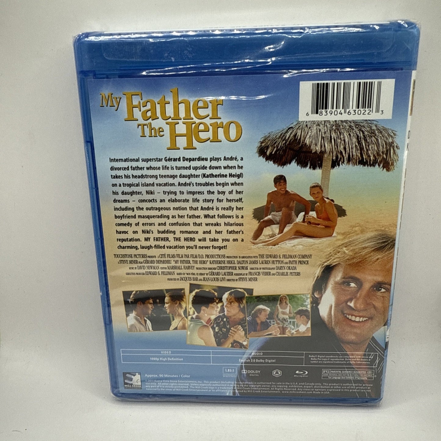 MY FATHER THE HERO Katherine Heigl Gerard Depardieu BLU RAY HTF Sealed