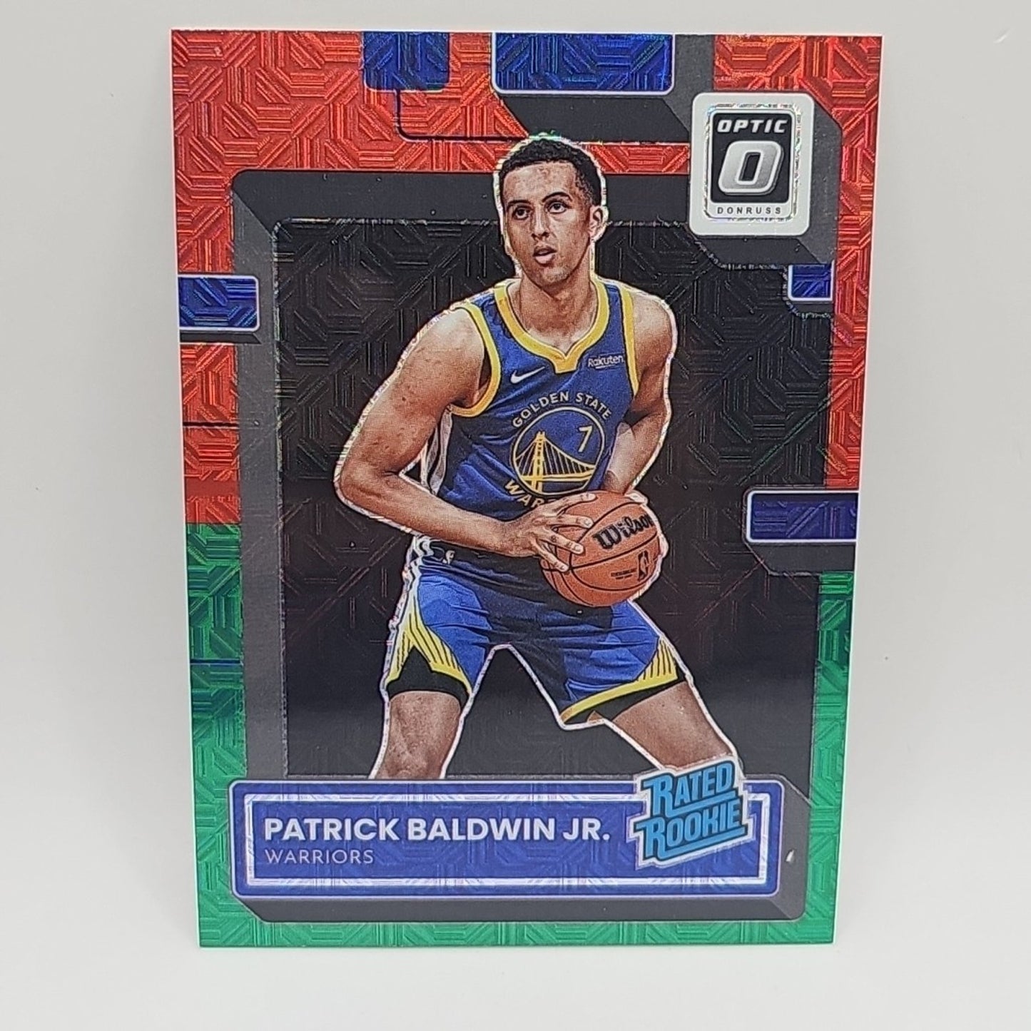 2022-23 Dornuss Optic Choice Patrick Baldwin Jr. Rookie Red Green Mojo Prizm RC