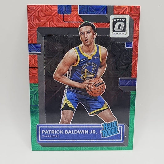 2022-23 Dornuss Optic Choice Patrick Baldwin Jr. Rookie Red Green Mojo Prizm RC