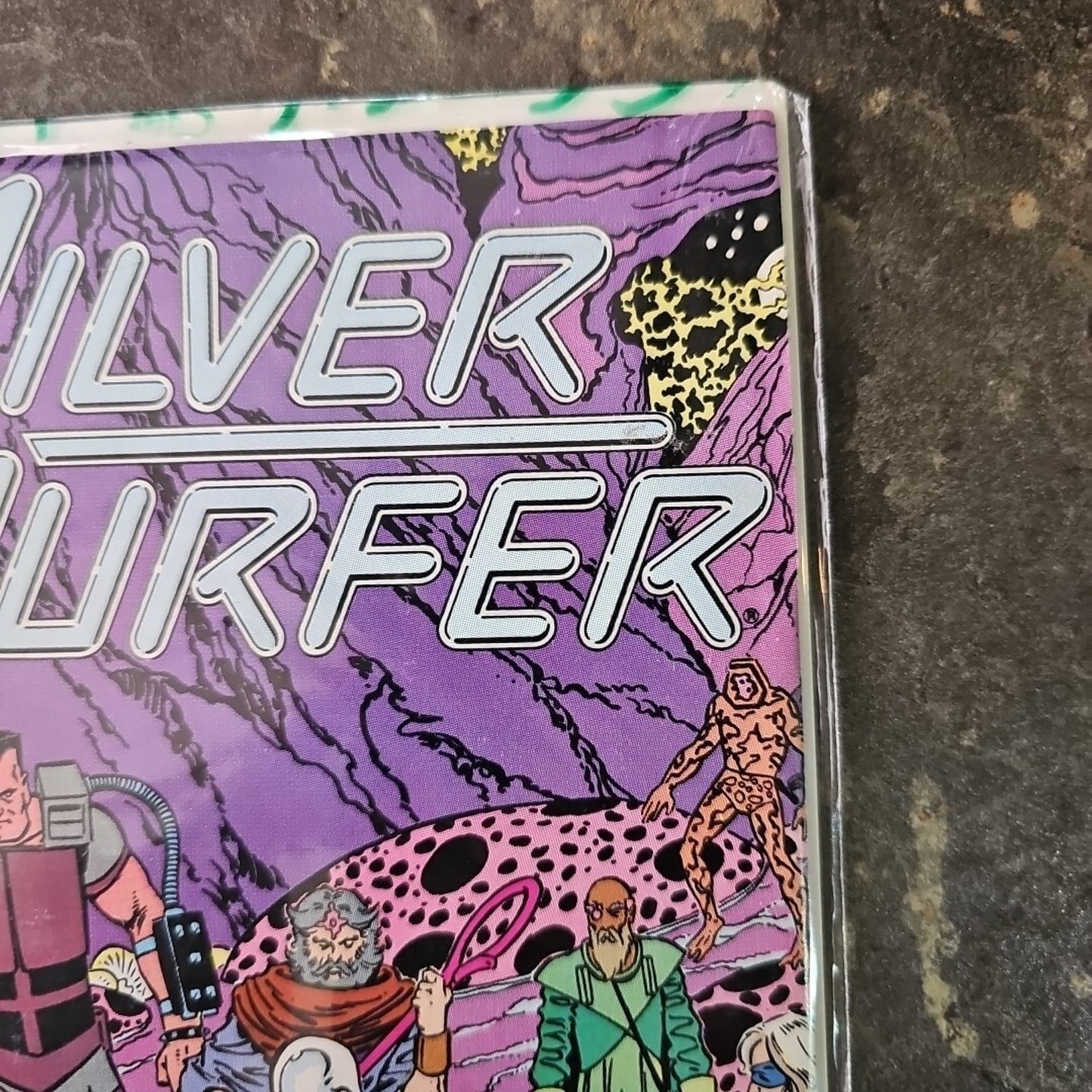 Silver Surfer #4 Marvel Comics 1987 Newsstand - Roger's & Rubinstein Comic Book
