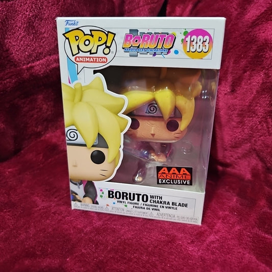 Funko Pop Boruto w/ Chakra Blade AAA Exclusive Vinyl Figure #1383 Naruto