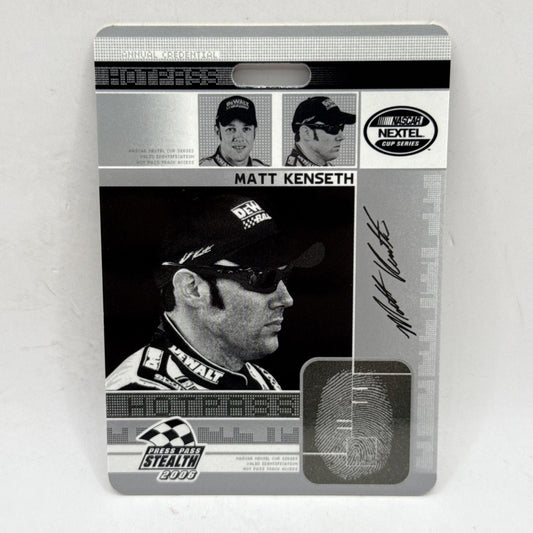 Insert Matt Kenseth Press Pass Stealth 2006 Card #HP 16/27 HOT PASS