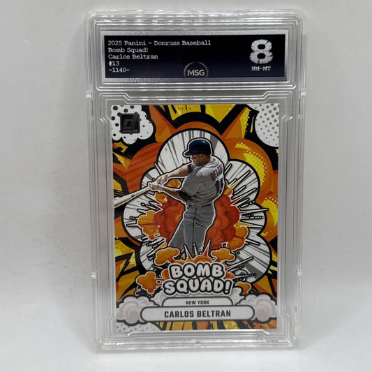 2025 Donruss Bomb Squad Carlos Beltran #13 Bomb Squad, New York Mets