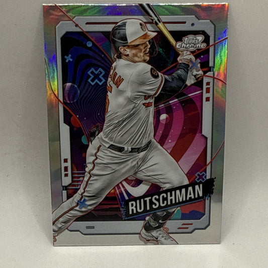 2024 Topps Chrome Cosmic Refractor - #55 Adley Rutschman Baltimore Orioles
