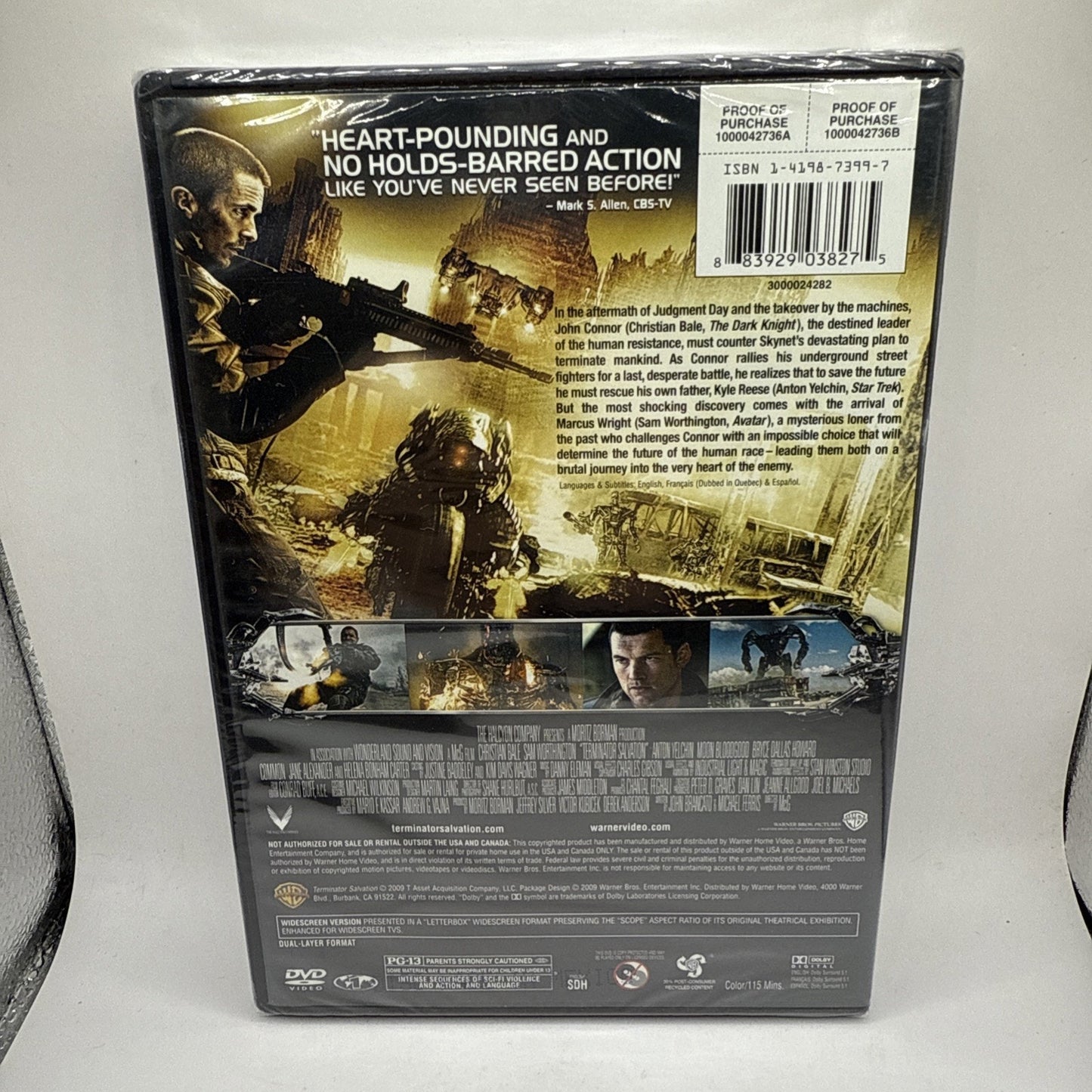Terminator Salvation (DVD, 2009) Christian Bale, Sam Worthington - Brand New!