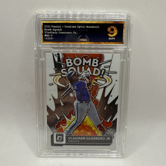 2022 Panini Donruss Optic Vladimir Guerrero Jr. #BS-2 Graded 9 Mint MLB