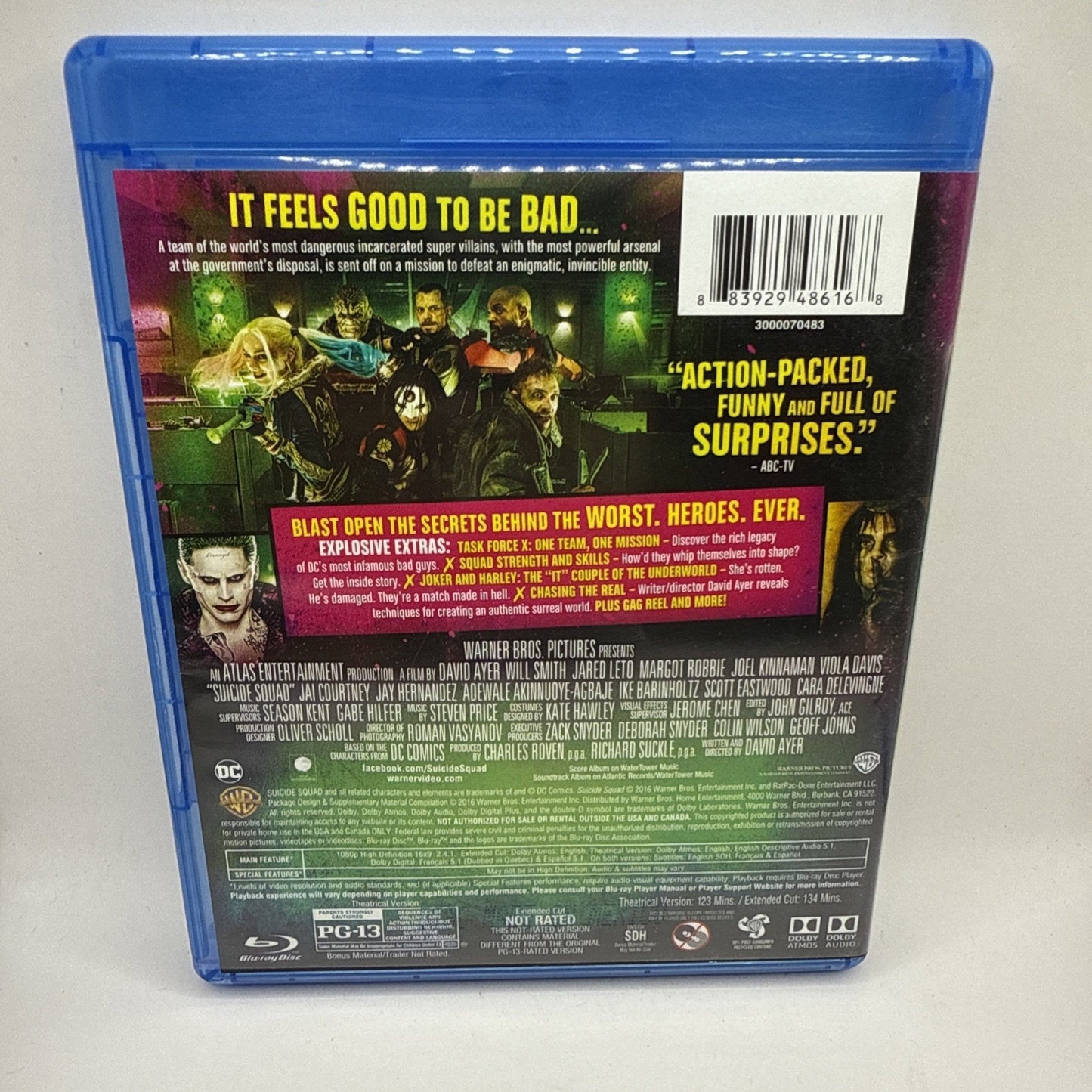 Suicide Squad (Extended Cut / Blu-ray) Will Smith, Jared Leto, Margot Robbie