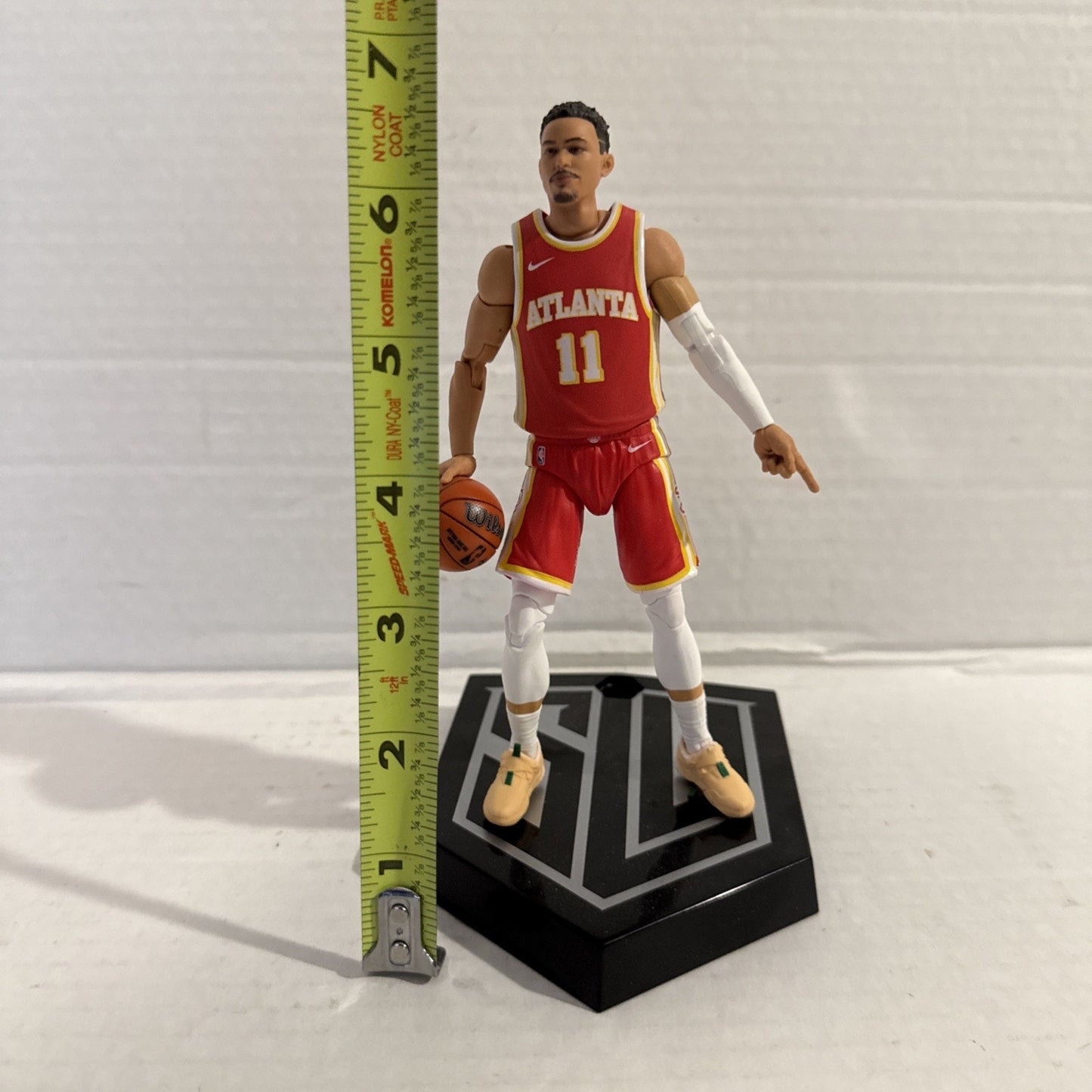 Hasbro Starting Lineup Series 1 - Trae Young 6” Action Figure With Stand & Ball