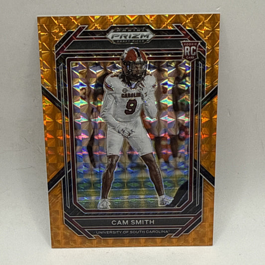 2023 Panini Prizm Draft Picks - Cam Smith #167 Orange Prizm /39 (RC) NFL Miami