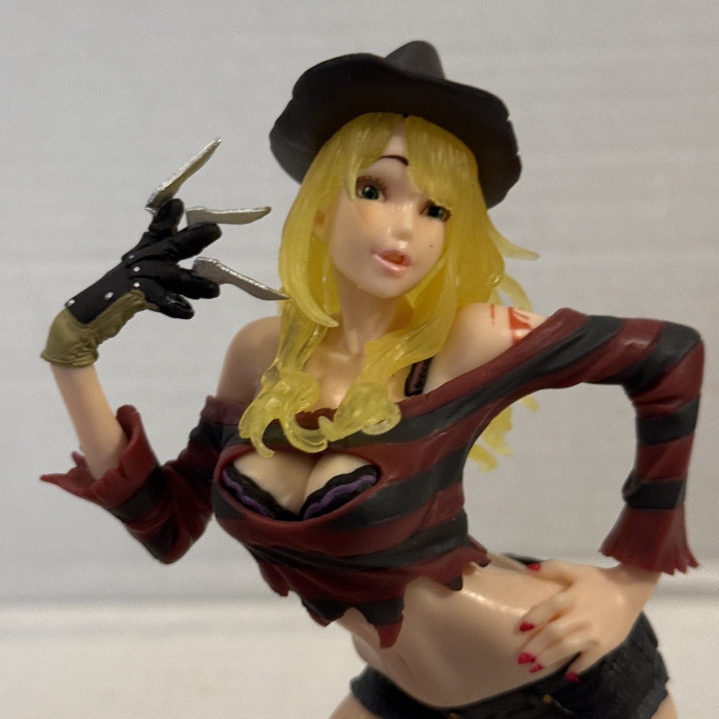 Freddy Vs. Jason Female 8" PVC Horror Figure Model Toy Collect Statue Boxed