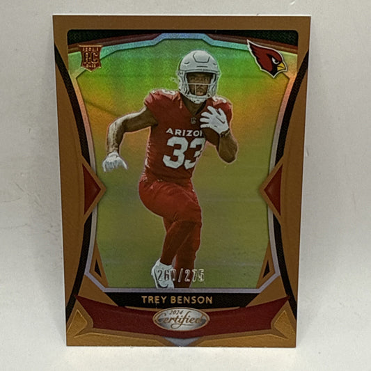 2024 Panini Certified - Rookies Bronze Mirror #151 Trey Benson /275 (RC)