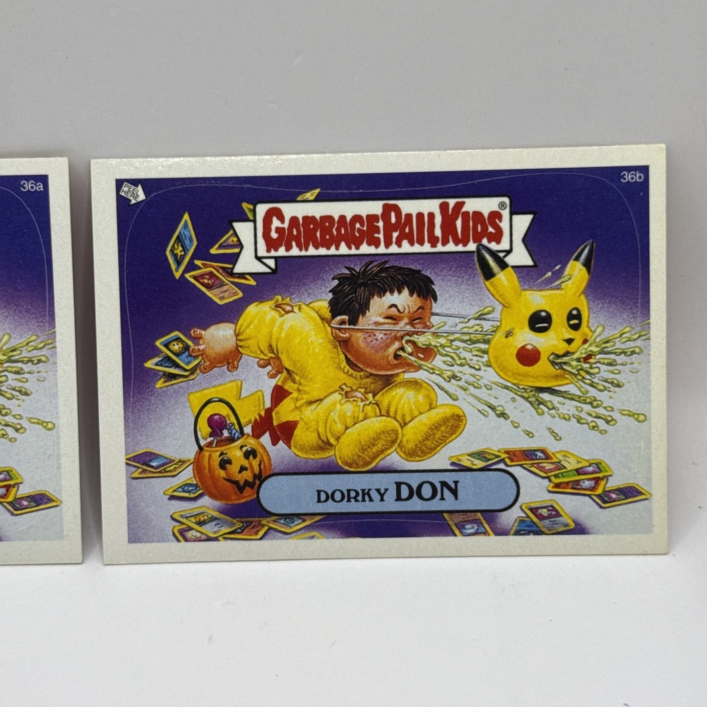 2004 Garbage Pail Kids All-New Series 2 Pete Achoo Dorky Don 36a 36b GPK Pokemon