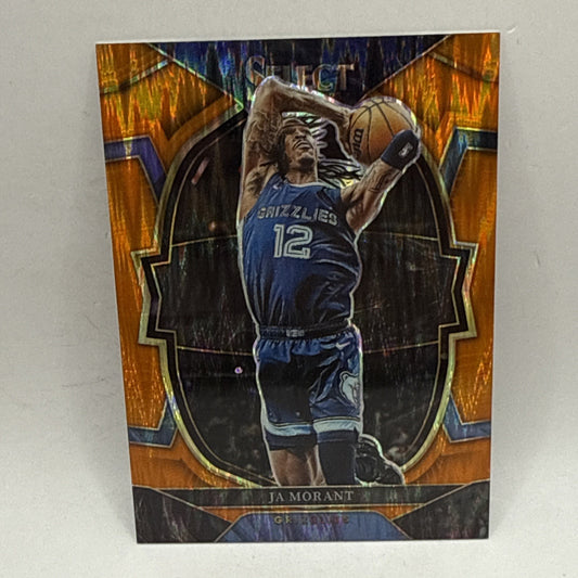 Ja Morant 2022-23 ORANGE FLASH SELECT CONCOURSE#58 GRIZZLIES