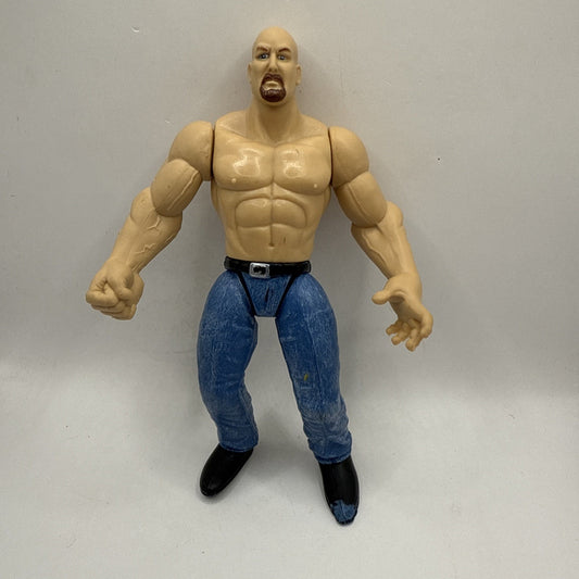 STONE COLD STEVE AUSTIN WWE WWF Jakks Titan Tron Live Wrestling Figure