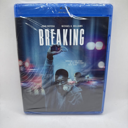 Breaking (Blu Ray, 2022) John Boyega, Nicole Behari - Brand New, Sealed!