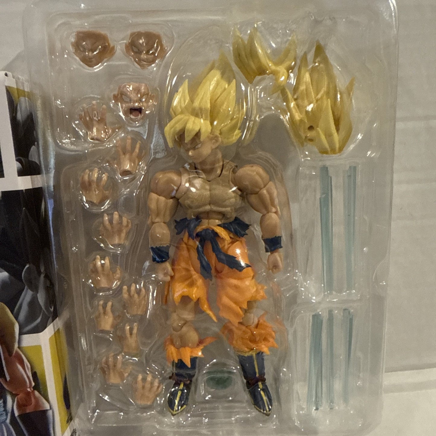 Chinese Super Saiyan God Dragon Ball Z Gogeta & Super Sayan Goku 6” Figures