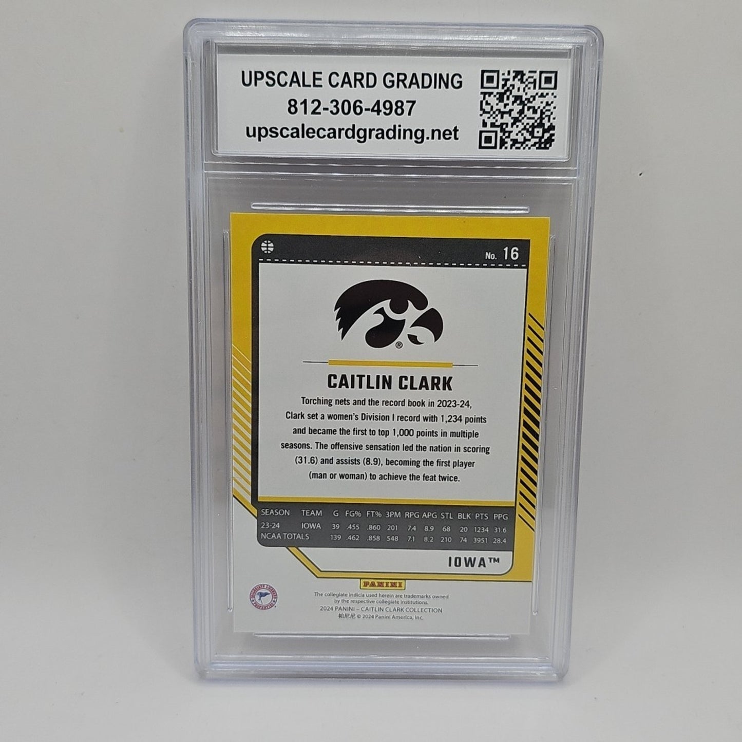 2024 Panini Donruss Catlin Clark Collection #16 Target Red Variation Graded 10
