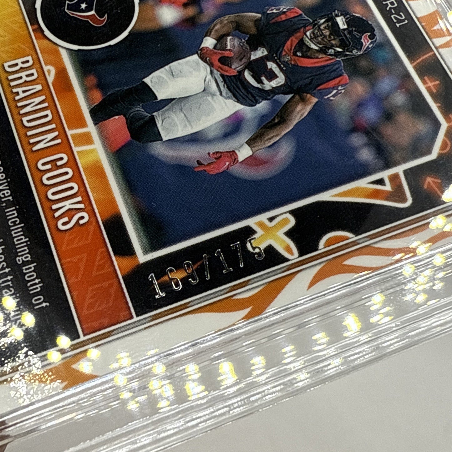 2022 Panini Phoenix - Hot Routes Pink #HR-21 Brandin Cooks /175 Graded 9 NFL