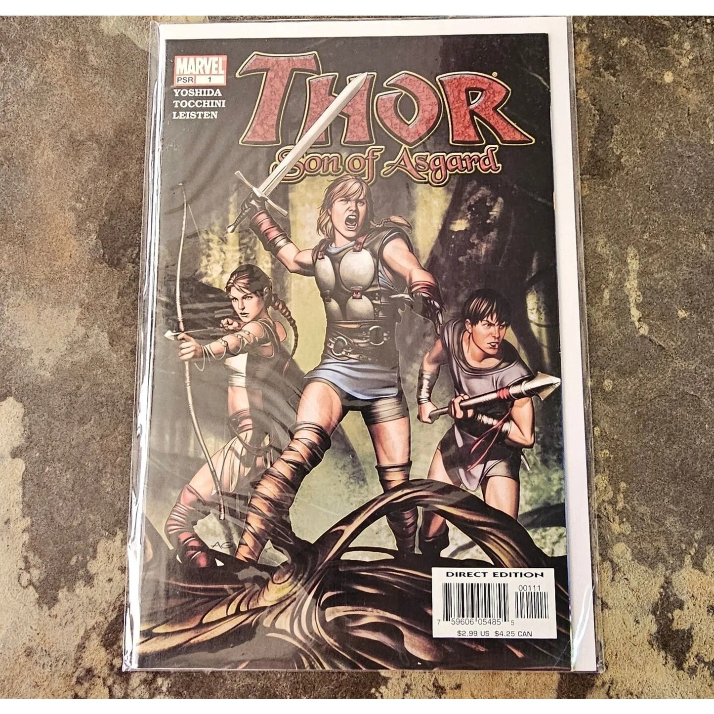 Thor: Son of Asgard #1 (2004, Marvel) Loki Cuts Sif's Hair Origin of Thor