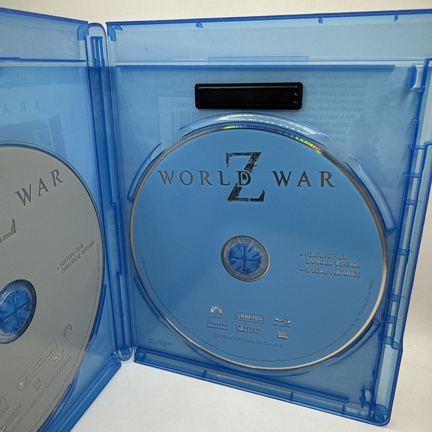 World War Z Blu-ray Unrated Brad Pitt With Intense Footage Not Shown In Theaters