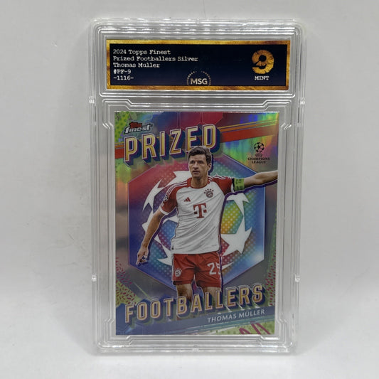 TOPPS UEFA UCC FINEST 2023 2024 PRIZED FOOTBALLER BAYERN MUNCHEN THOMAS MULLER