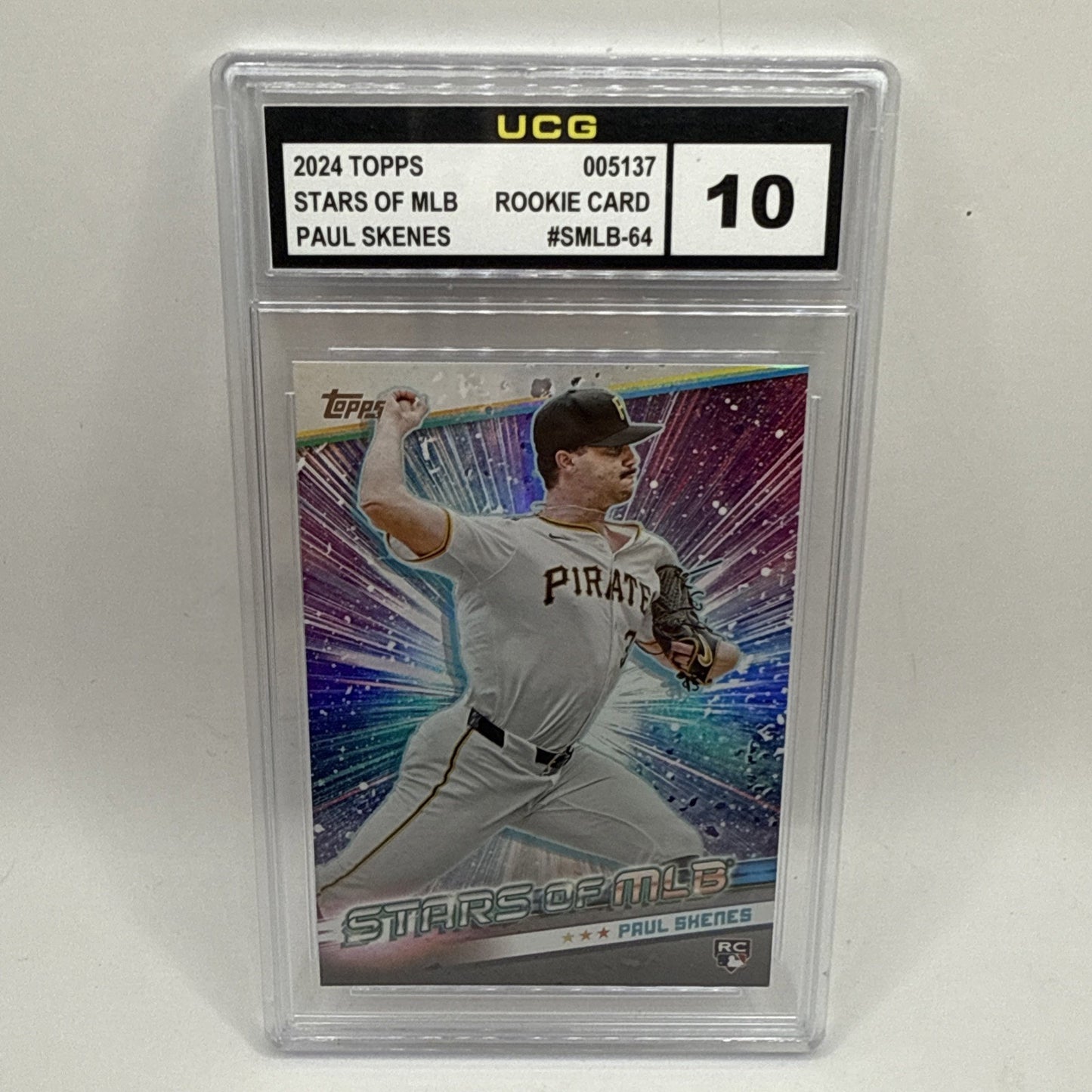 2024 Topps Update Series - Stars of MLB #SMLB-64 Paul Skenes (RC) Pirates Graded