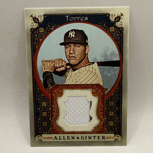 2023 Topps Allen & Ginter GLEYBER TORRES Game Used Relic #AGBR-GT MLB